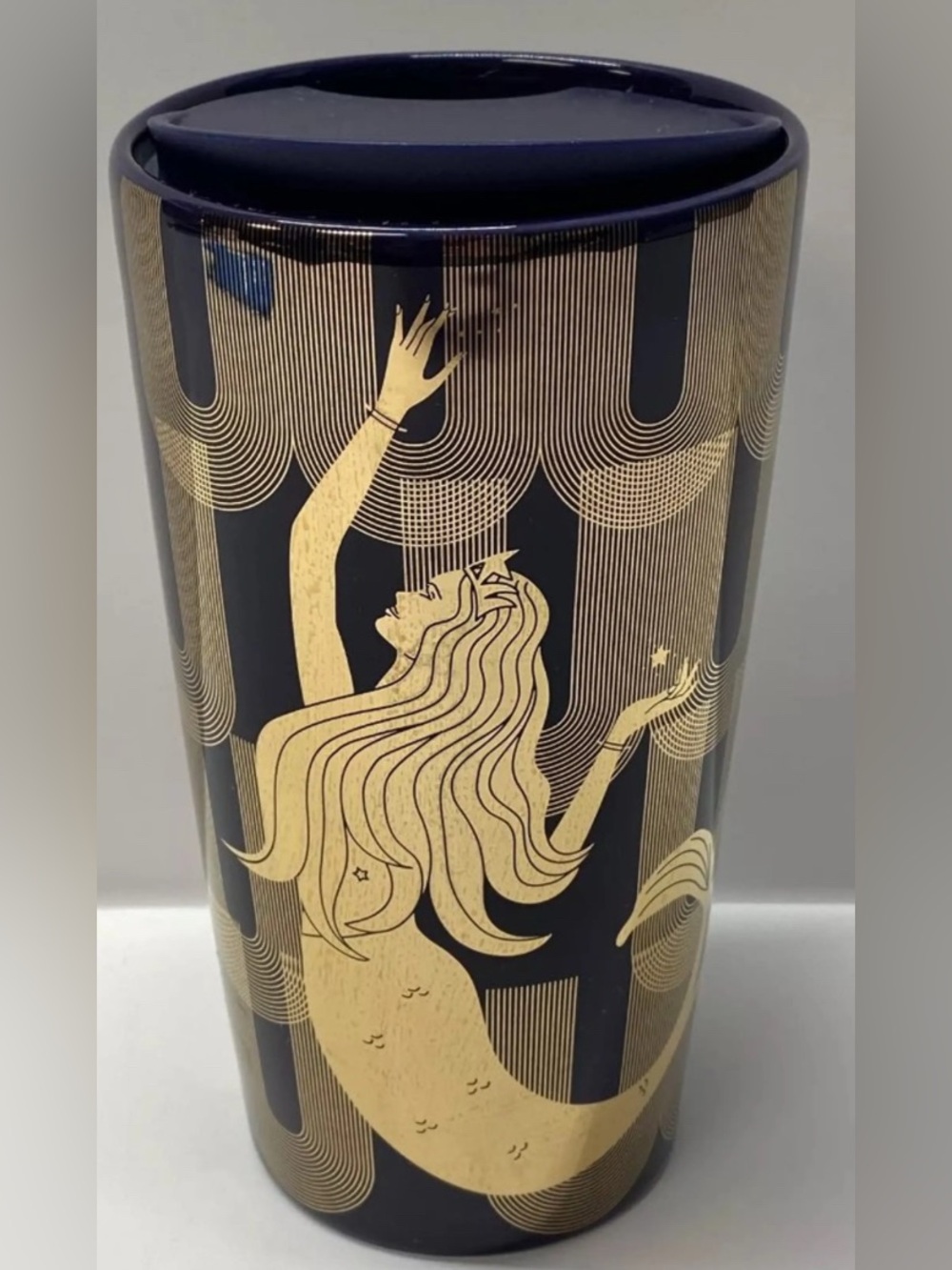 Starbucks 2020 Holiday ceramic travel mug. 12oz